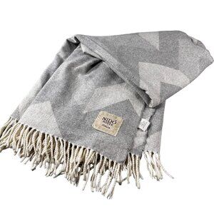 Nido Notte Italia Throw Blanket Shawl Italy Tassel Wrap Oversized Fringed Soft